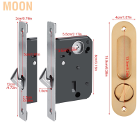 【hs4Q】Moonbase SHANYU ล็อคประตูบานเลื่อนจัดการป้องกันการโจรกรรมด้วยกุญแจสำหรับฮาร์ดแวร์เฟอร์นิเจอร์ไม้ยุ้งฉาง