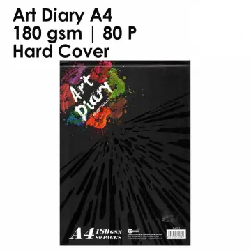 Big Format] Arto A3/A4 Hard Cover Sketch Book 1PCS - 120pages