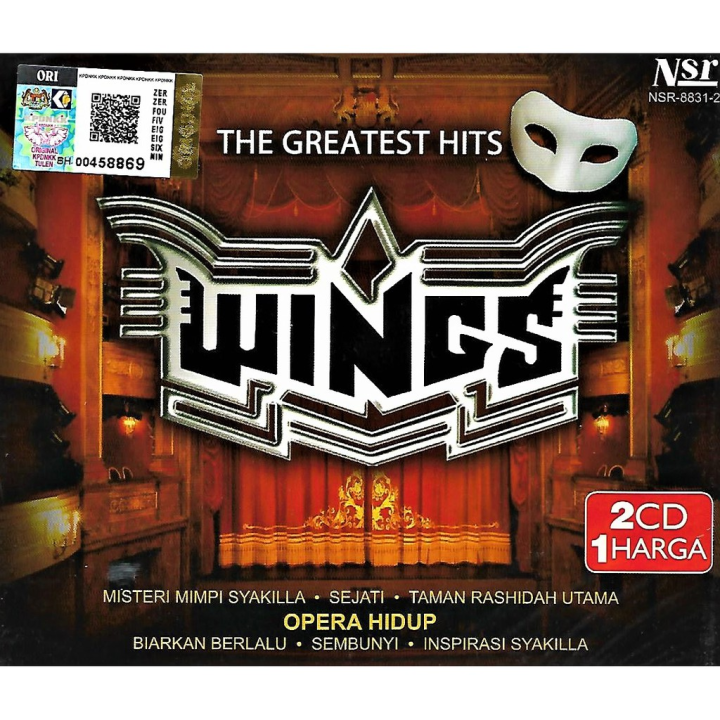 WINGS The Greatest Hits Wings ( 2 CD ) Lazada