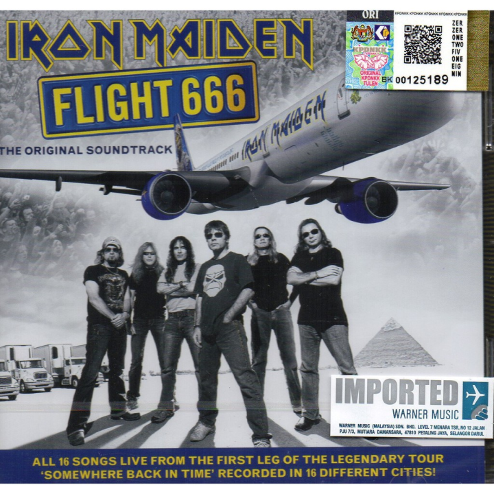 IRON MAIDEN - Flight 666 ( Imported 2 CD ) | Lazada