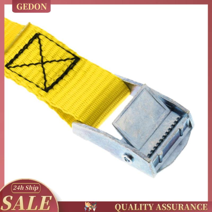 Heavy Duty Metal Cam Buckle Tie Down Straps Roof Racks Trailers 25mm x