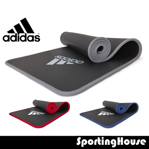 munición Lírico Amasar Adidas Training Mat ADMT-12235 Comfortable 10mm thick padding Roll up with  carry strap | Lazada Singapore