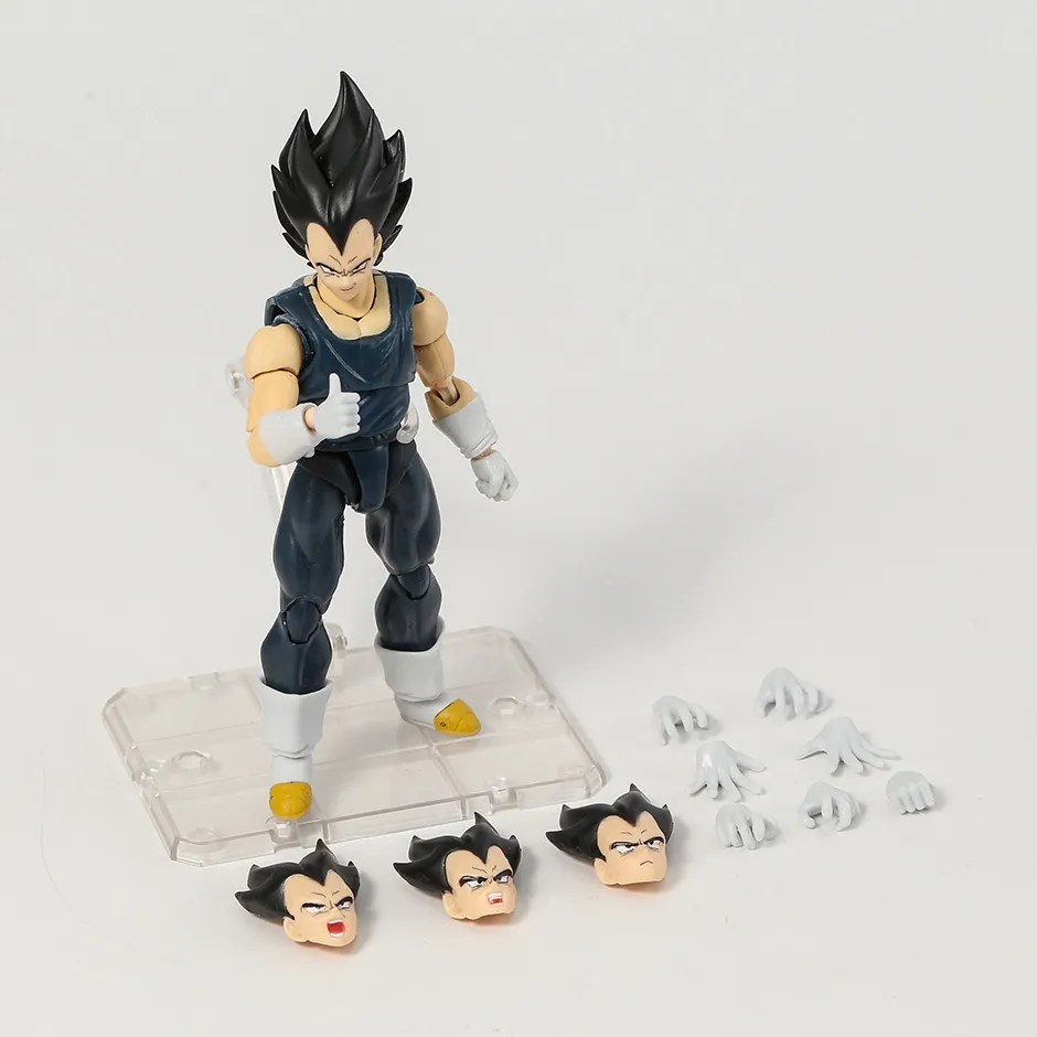 15cm Anime Dragon Ball Z Dragonball Super Saiyan Vegeta Battle State Final  Flash PVC Action Figure Model Toy