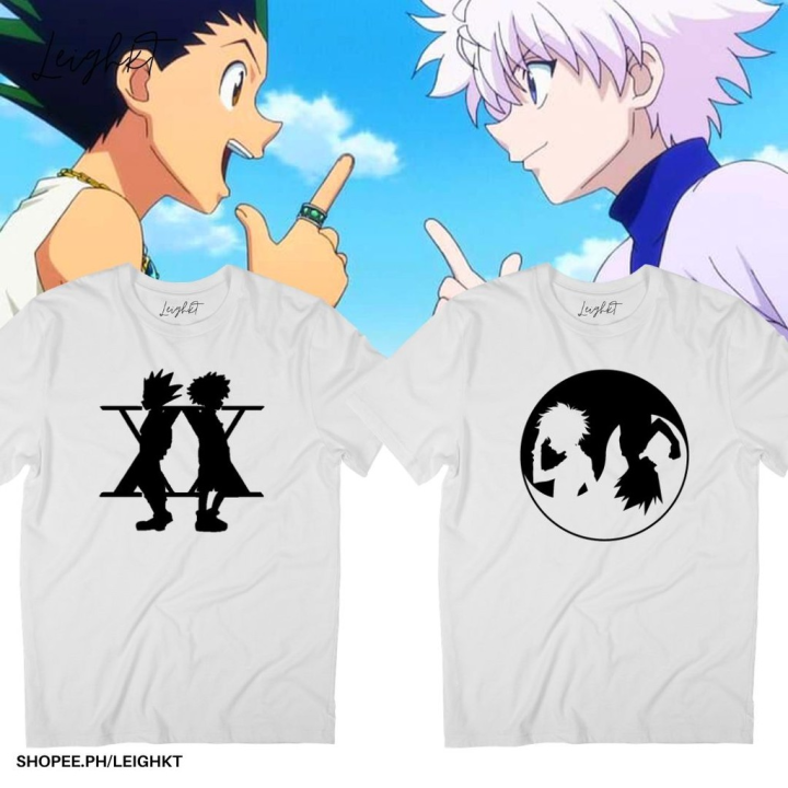 Anime HunterxHunter Killua Gon Logo Drifit Sublimation Graphic Shirt ...