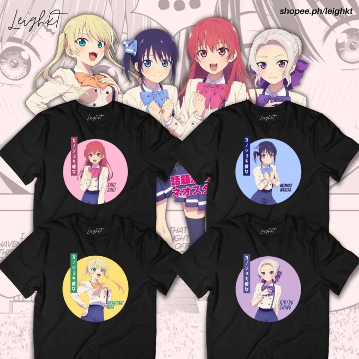 Anime Kanojo mo Kanojo Saki Nagisa Rika Shino Character Shirts | Lazada PH Anime Kanojo mo Kanojo Saki Nagisa Rika Shino Character Shirts | Lazada PH