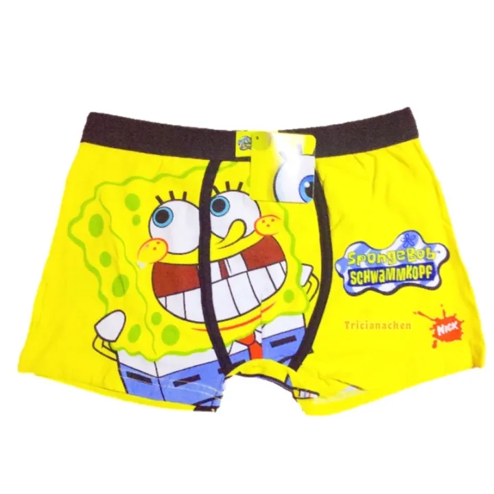 SALE !Spongebob Square Pants Character print inner Boxer Brief for Mens  Adult \\teens #TRICIANACHEN | Lazada PH
