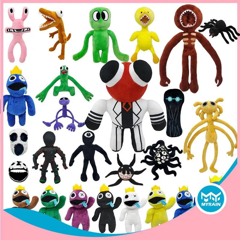 Roblox Rainbow Friends Doors Game Plush Toy Stuffed Doll Kids Xmas Gift