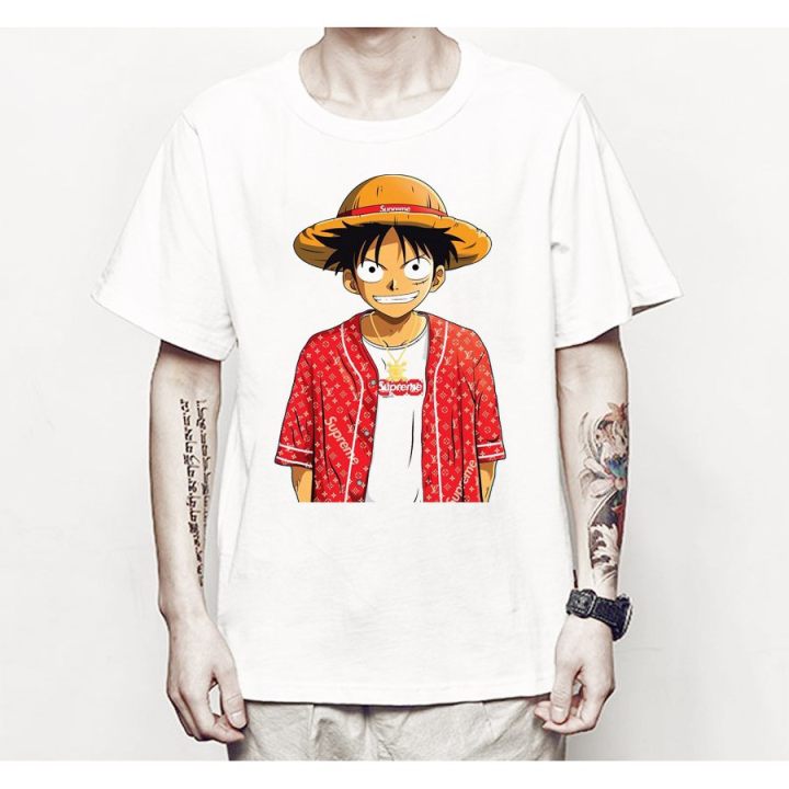 Áo thun One Piece in hình Luffy phong cách hiện đại | Lazada.vn