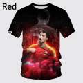 Summer New Fashion Legend Football Cristiano Ronaldo 3D Printed Casual  Street Short-sleeved T-shirt for Men and Women Kids Tops - AliExpress