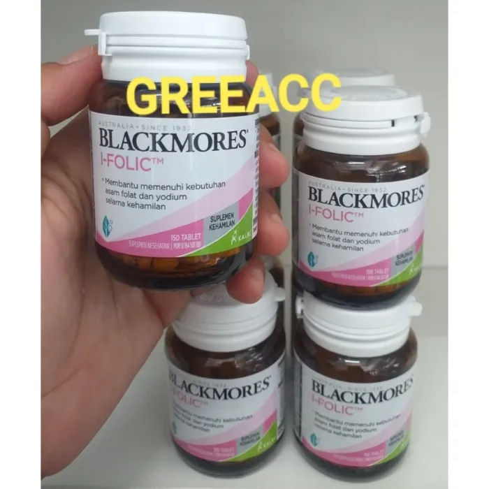 Terlaris Blackmores I Folic Ifolic 150 Kapsul Bpom Kalbe Suplemen Asam Folat Elegan Lazada Indonesia