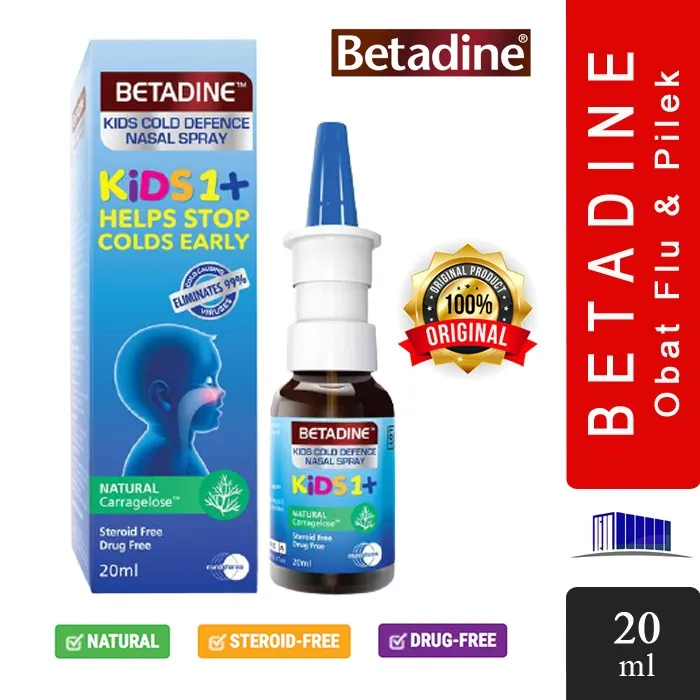 betadine nasal spray anak