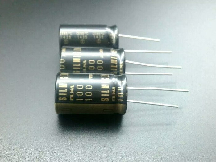 Elna SILMIC II Audio Grade Radial Electrolytic Capacitor 470uf - Foto 7