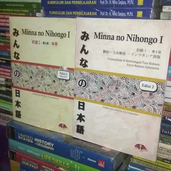 Minna No Nihongo 1 Satu Set 2 Buku Lazada Indonesia