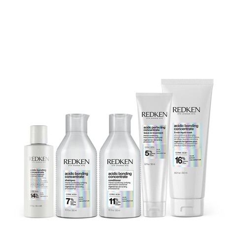 Redken - Redken | Acidic Bonding Concentrate Leave-in 150ml | Tratamiento sin aclarado que acondiciona en profundidad, aporta fuerza y respeta los cabellos coloreados. Repara los puentes debilitados del cabello aportando resistencia y fuerza al cabello.