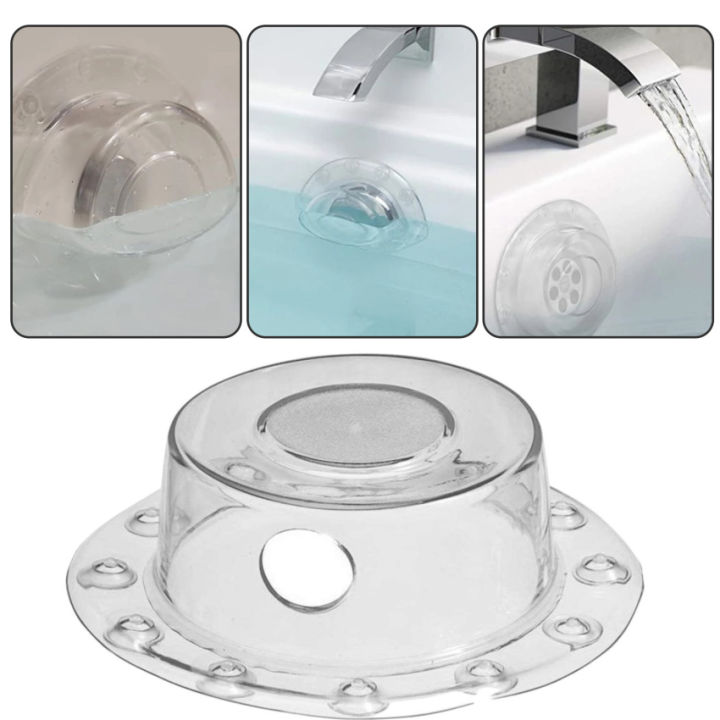Bottomless Bath Overflow Drain Cover Adds Water to Tub for Bath Deep