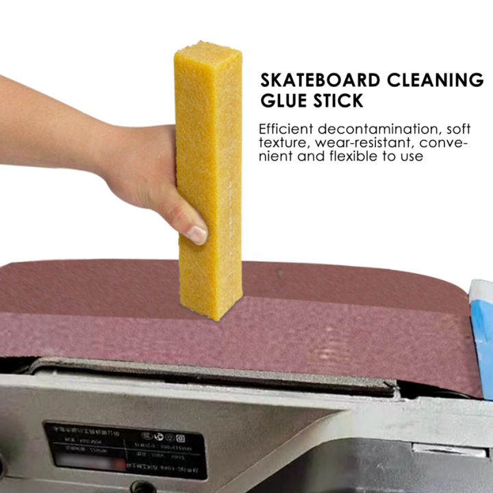 Skateboard Eraser Sandpaper Cleaning Eraser Abrasive Cleaning