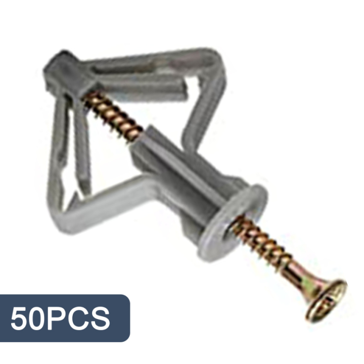 Plasterboard Wall Plugs & Screws,Drywall Anchor Kit,Expansion Tube