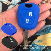 Silicone Shell Case Holder For Peugeot Remote Key 107 207 307 607 206 306 C3 Red 