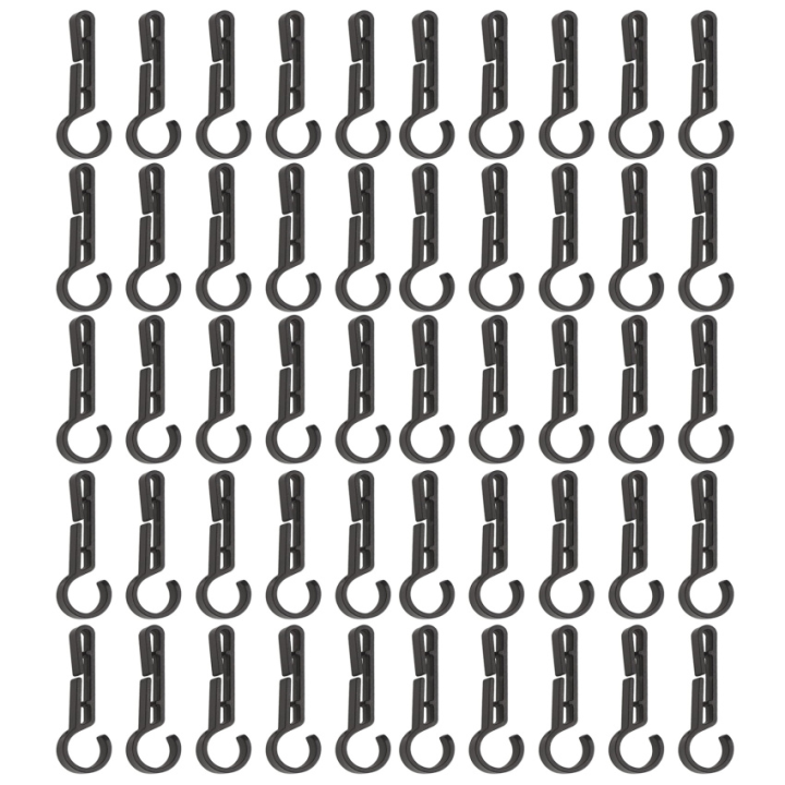 50pcs Hard Hat Clips Safety Helmet Hook Headlamp Clip Universal ...