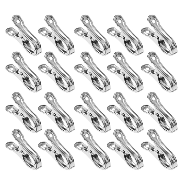 Stainless Stain Metal Garden Clips Greenhouse Clamp Metal Clothes Pins ...