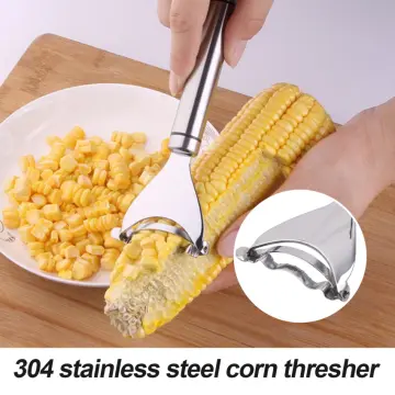  Corn Peeler, Corn stripper for corn on the cob remover  tool,Stainless steel multifunctional Kitchen Grips Corn planer Cob Cutter  kernels, with Hand Protect: Home & Kitchen