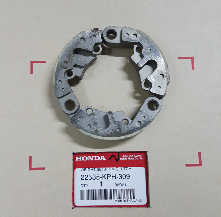 ORIGINAL HONDA WEIGHT SET / PRIMARY CLUTCH FOR WAVE 125 / XRM 125 CARB/FI / RS 125 CARB/FI