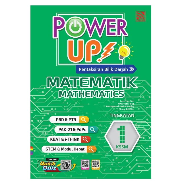 Buddybookstore Buku Latihan Power Up Tingkatan 1 Kssm 2021 Matematik Dwi Lazada
