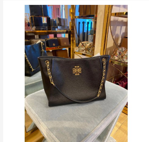 PRE-ORDER] TORY BURCH Britten Small Slouchy Leather Tote Bag Black 73503  [ETA: 20 DAYS] | Lazada