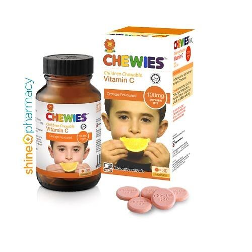 Chewies Vitamin c 100mg Tab (Orange) 30s | Lazada