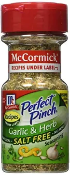 Mccormick Seasoning, Garlic and Herb, Salt Free - 4.37 oz