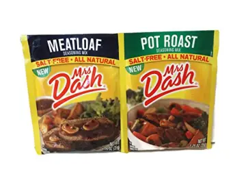 Mrs Dash Seasoning Mix - Taco - All Natural - Salt-Free - Net Wt. 1.25 OZ  (35 g) Each - Pack of 4 Packets