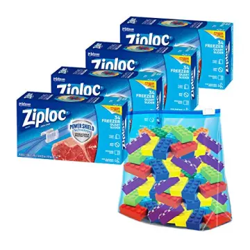 Ziploc Slider Storage Bags with New Power Shield Technology, Gallon, 32  Count, Pack of 3 (96 Total Bags)