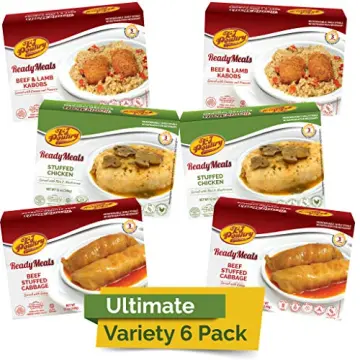 Kosher MRE Meat Meals Ready to Eat, Chicken Favorites Variety (3 Pack)  Prepared Entree Fully Cooked, Shelf Stable Microwave Dinner - Travel,  Military