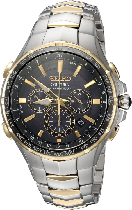 Đồng hồ Seiko cổ sẵn sàng (SEIKO SSG010 Watch) Seiko SSG010 COUTURA Analog  Display Japanese Quartz