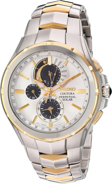 Đồng hồ Seiko cổ sẵn sàng (SEIKO SSC560 Watch) Seiko Coutura  Japanese-Quartz Watch with Stainless-
