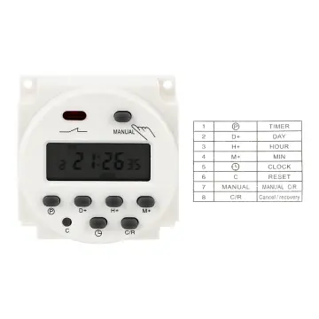 Digital Timer Switch THC 30A Programmable Periodic Timer - GEYA