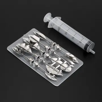 Baking Supplies, Stainless Cake Pans Specialty & Novelty Cake Pans Steel  Diy Pudding Art Needle Syringe Cake Decorating Tool 3D Gelatin moulds  Kitchen