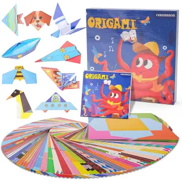 108 3D Origami Paper DIY Kids Craft Toys Cartoon Animal Handcraft Paper Art  gift