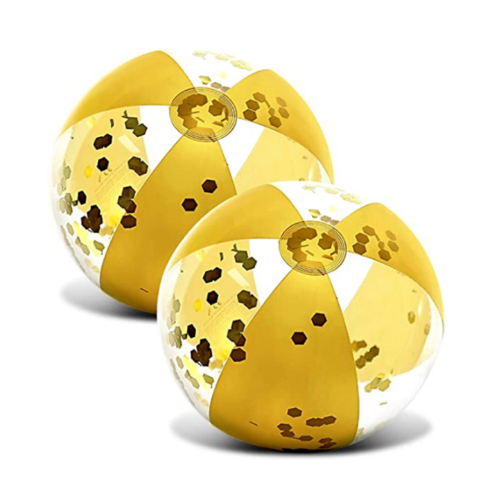 Inflatable colorful sequin beach ball flash ball pool party inflatable