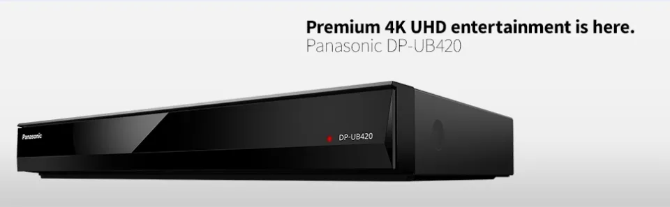 Panasonic 4K Blu-ray Player with Ultra HD Premium Video Playback