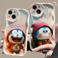 เคสสำหรับ A5 OPPO A38 A9 A5S 3D A3S A52 F9 A16 Reno 8T 8z 5z เคสโทรศัพท์เคสซิลิโคนแบบนิ่มการ์ตูนโดราเอมอนน่ารักกรอบหมีกระต่ายกบน่าเกลียดหูน่ารักอุปกรณ์เสริมน่ารักพิมพ์ลายสร้างสรรค์ป้องกันเต็มรูปแบบ