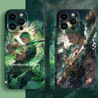 เคสสำหรับ Huawei P30 40 Mate 20 Lite Pro Nova 5T เคส7se Y9 Prime 2019 Honor 70หนึ่งชิ้น Green Zoro สีเขียวเคสแบบแข็งฟิล์มกันกระแทกเคสป้องกันทุกรูปแบบลายการ์ตูนญี่ปุ่นคุณภาพสูง INS แฟชั่นเท่