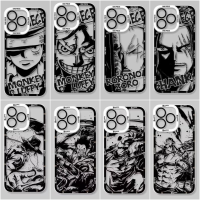 เคสโทรศัพท์สำหรับ Iphone 15 Pro Max 11 13 14 12 Mini 6 7 8 Plus X XS XR Cover Gear 5 Nika Luffy ป้องกันทุกส่วนของเครื่องแบบใสซิลิโคน TPU โปร่งใสลายการ์ตูนสุดเจ๋ง