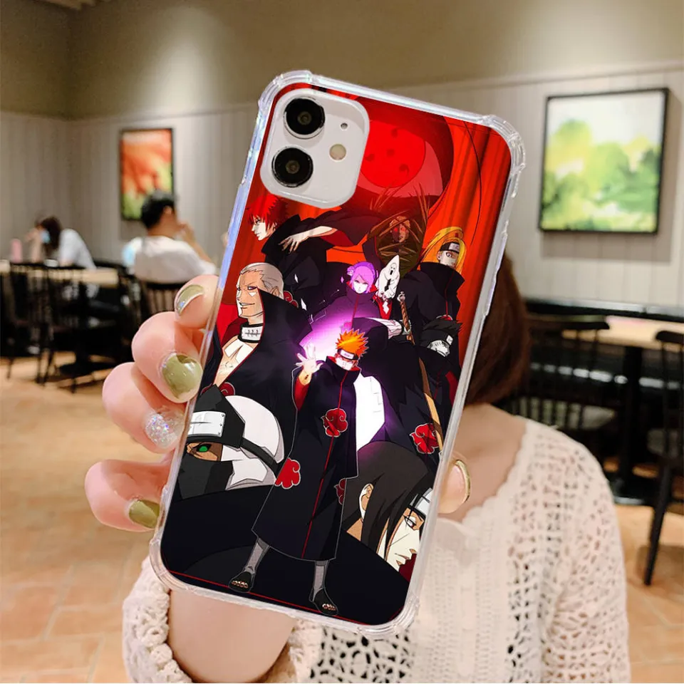 IPhone TongTrade Naruto Akatsuki Clan Nuvem Símbolo Impresso Capa Para 11  Pro 8 7 6s 5s 6p 5p X XS Max Samsung M40 Huawei P30 Caso Pro Personalizado  De $8,76