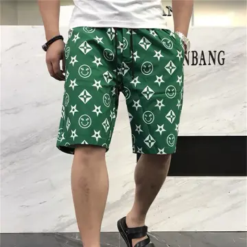 Louis Vuitton Monogram Mens Shorts, Green, M