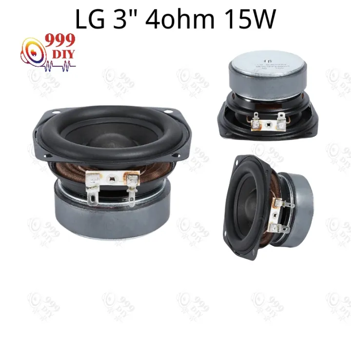 999diy Lg Full Range Speaker ลำโพงฟูลเรนจ์ 3นิ้ว 4Ω 15w Midwoofer เบสเสียงกลาง ลำโพงเครื่องเสียง