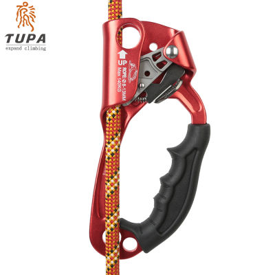 [Antushop]TUPA อุปกรณ์ปีนเขาแบบมือจับปีนผา,อุปกรณ์ปีนเขาสำหรับกิจกรรมกลางแจ้งใช้มือจับด้านขวาความยาว8มม.-13มม. เชือกอุปกรณ์ปีนเขาชุดเครื่องมือ