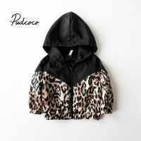 ZZOOI Baby Girls Boys Jacket Cardigan 2019 Fashion Spring Autumn Leopard Coats Childrens Windbreaker Patchwork Hooded Kid Outerwear