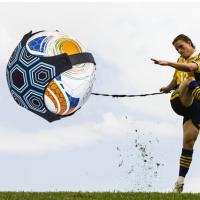[Antushop]เข็มขัด Latihan Sepak Bola ยางยืดสำหรับเด็กผู้ใหญ่,อุปกรณ์อุปกรณ์ออกกำลังกายออกกำลังกายวอลเลย์บอลบาสเกตบอลฟุตบอล