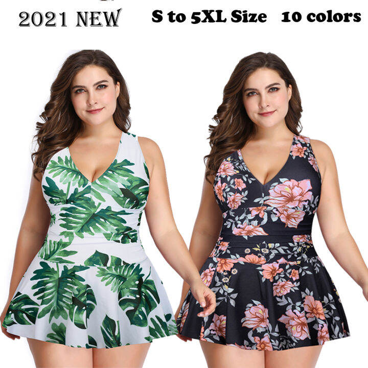 2023 New 4xl Push Up One Piece Swimsuit Women Plus Size Swimwear Large Big Plussize Swimming
